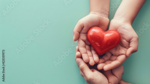 The Hands Holding Heart photo