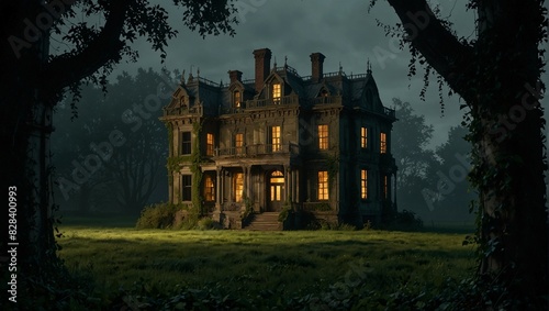 Horror house ,haunted, mystery, creepy, 