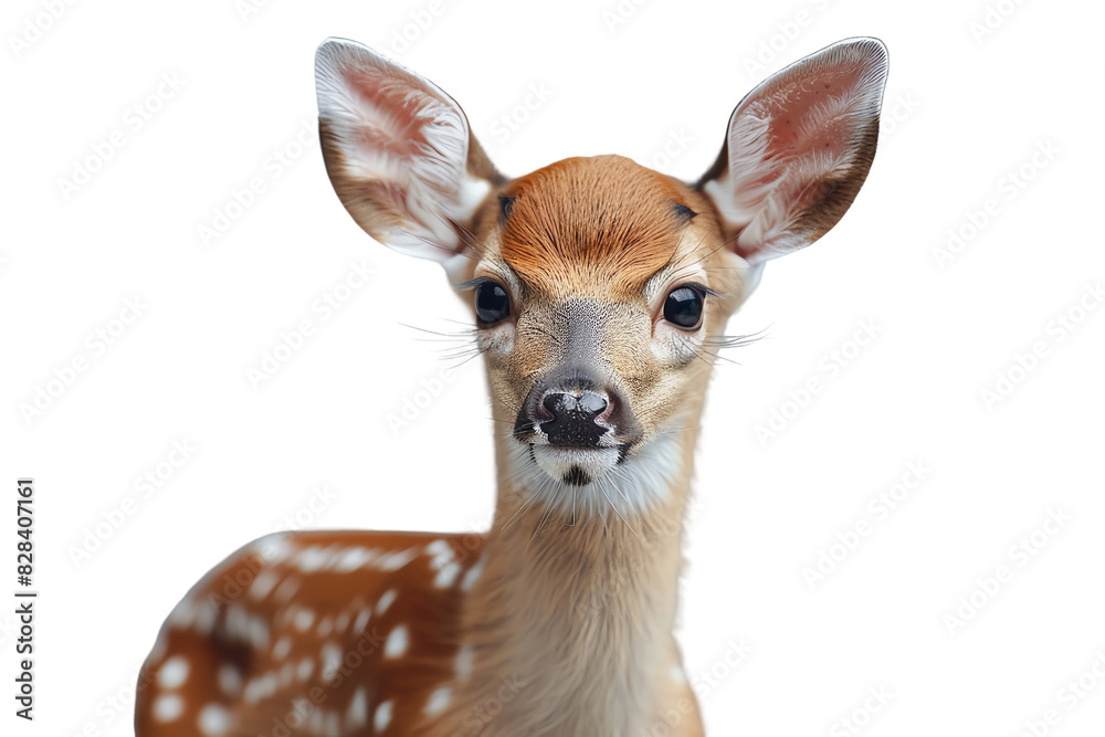 roe deer isolated on white transparent background roe deer isolated on white transparent background