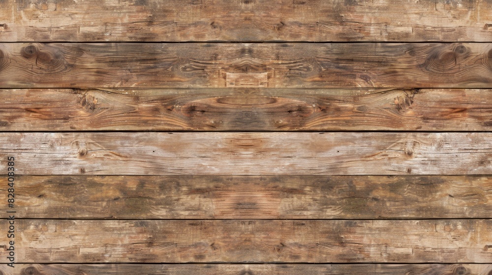 A rustic wood plank background with weathered, distressed wooden boards in varying shades of brown, showcasing natural grain and texture A rustic wood plank background with weathered, distressed wooden boards in varying shades of brown, showcasing natural grain and texture