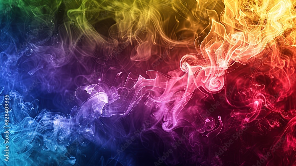 Colorful smoke background with copy space Colorful smoke background with copy space
