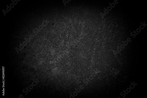 Old wall texture cement dark black gray background abstract grey color design are light with white gradient background.