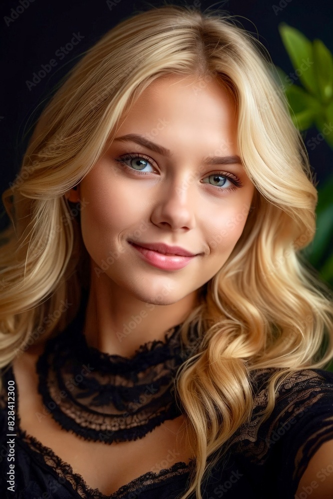 Naklejka premium portrait of a woman