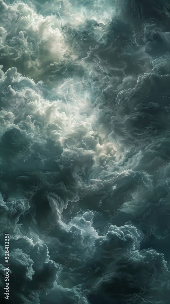 Turbulent cloud sky background

