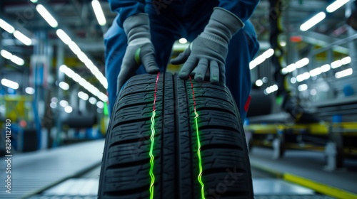 The factory tire inspection