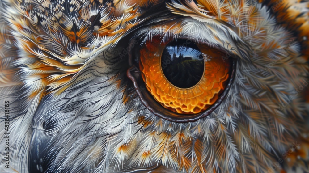 An owl convey a sense of wisdom and intrigue An owl convey a sense of wisdom and intrigue