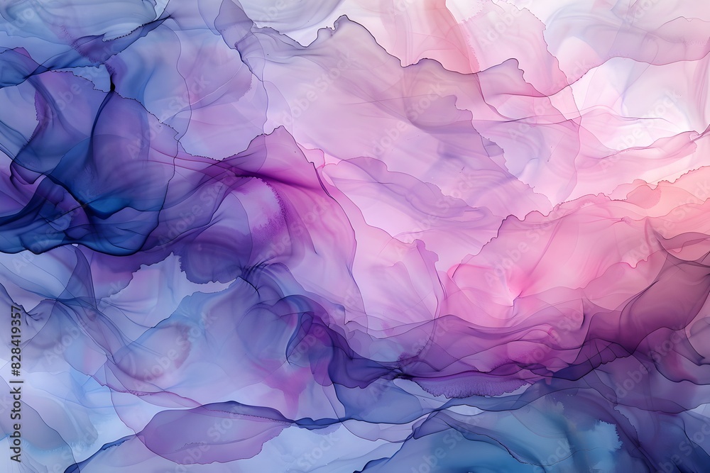 alcohol ink painting of pink, purple and blue colors, fluid shapes, dreamy and blurry in the style of fluid shapes
alcohol ink painting of pink, purple and blue colors, fluid shapes, dreamy and blurry in the style of fluid shapes