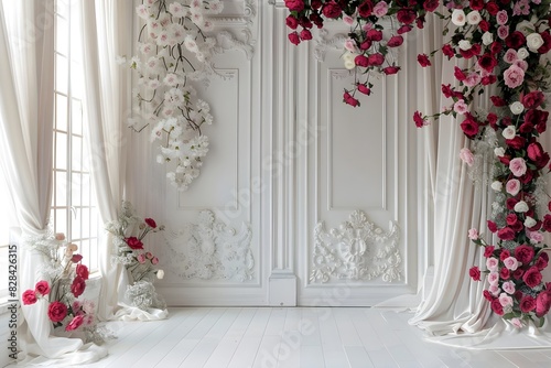 Luxury white Wedding generative AI