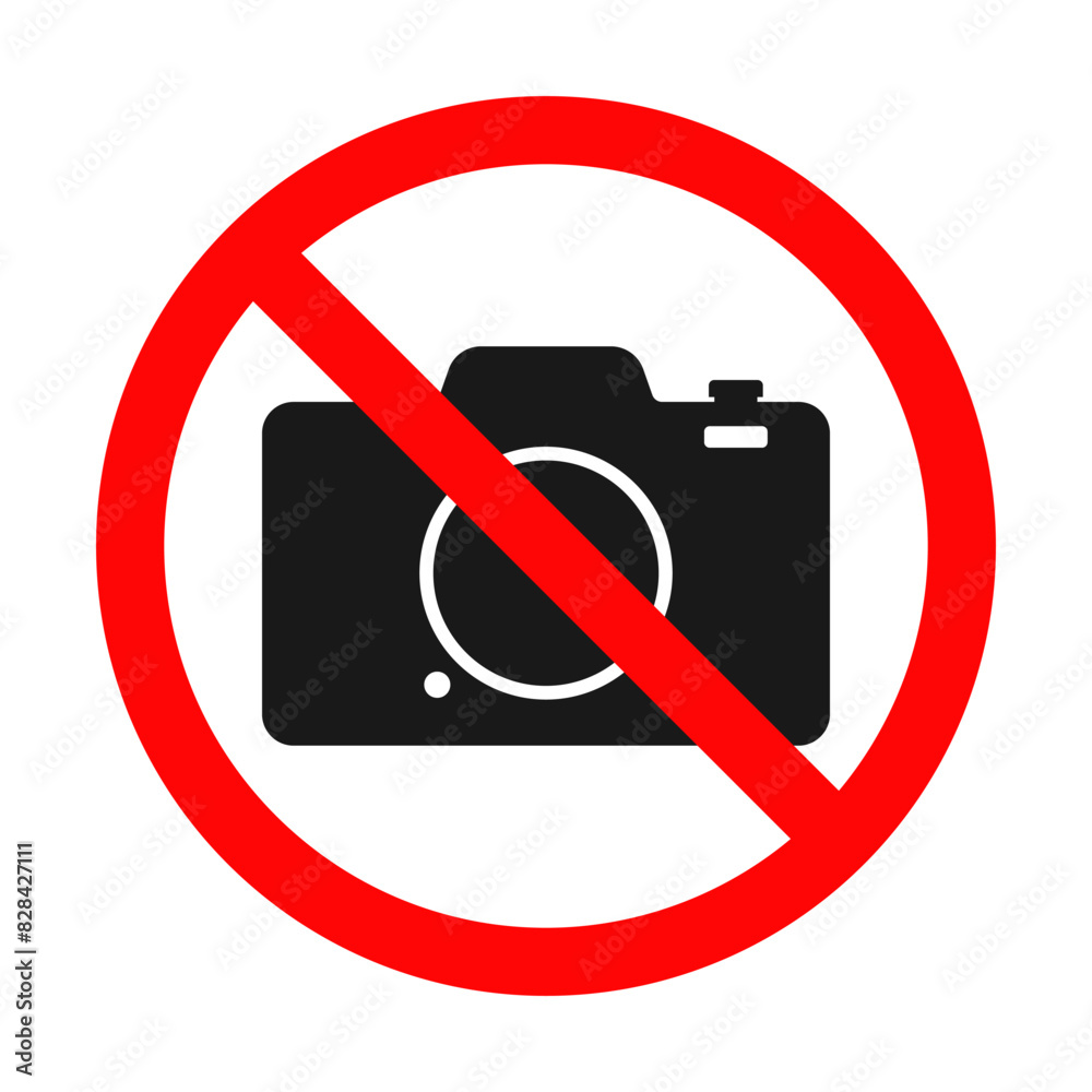 No Photography Allowed Prohibited Symbol Icon No Photography Allowed Prohibited Symbol Icon