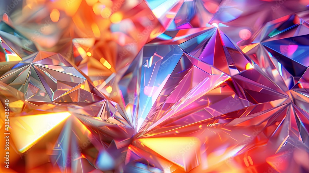 Vibrant Crytal of Colors Wallpaper Vibrant Crytal of Colors Wallpaper