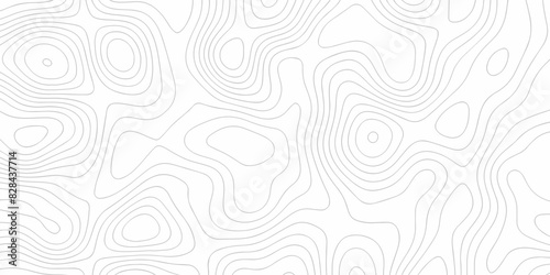 Lines Topographic contour lines map seamless pattern. Geographic mountain relief. Abstract lines background. Contour maps. illustration, Topo contour map design.