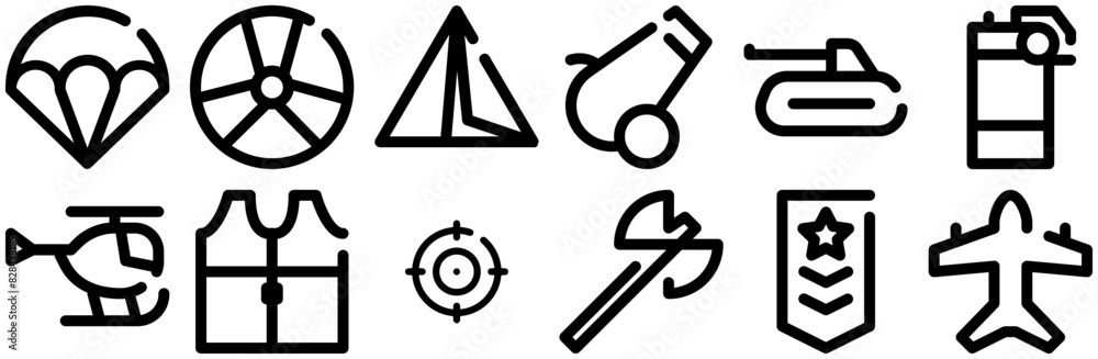 Mega Set Of Vector Military Icons Collection Isolated Silhouette Solid Icons Including War,Bomb,Military,Army,Vehicle Outline Icons Collection. Simple Vector Illustration Mega Set Of Vector Military Icons Collection Isolated Silhouette Solid Icons Including War,Bomb,Military,Army,Vehicle Outline Icons Collection. Simple Vector Illustration