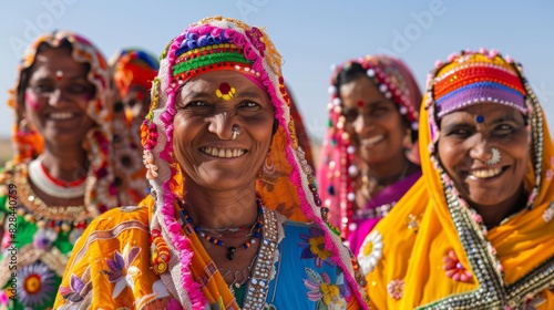 The Colorful Traditional Attire photo