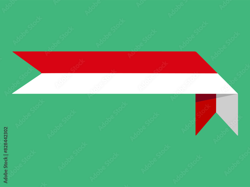 Indonesian Ribbon Background Indonesian Ribbon Background