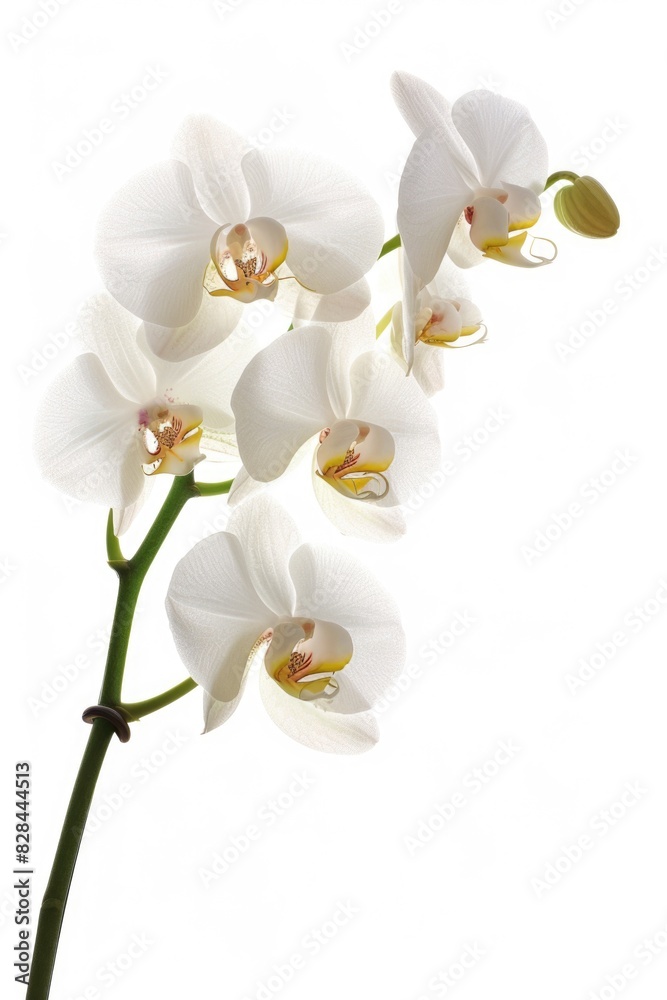 Close up of white flowers in a vase, perfect for home decor Close up of white flowers in a vase, perfect for home decor
