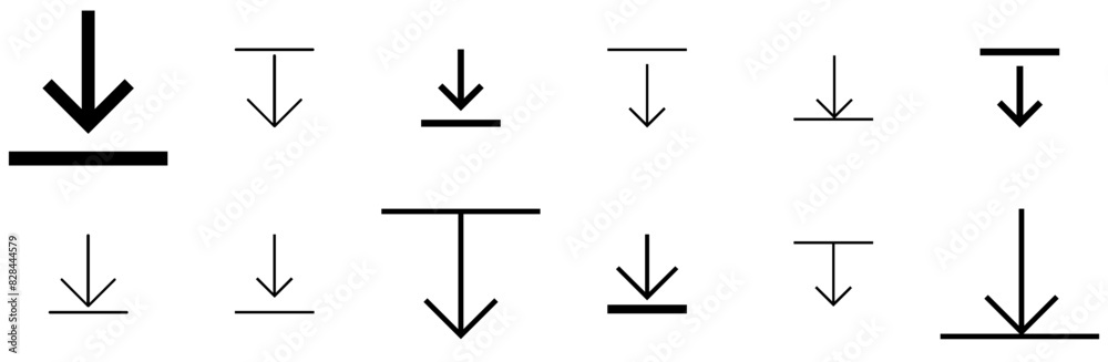 Set Of Download Downloader Save Icons Silhouette Vector Logo Design Containing Save,Downloader,Download,Arrows,Receive Pictograms And Infographics Design Elements Vector Illustration Set Of Download Downloader Save Icons Silhouette Vector Logo Design Containing Save,Downloader,Download,Arrows,Receive Pictograms And Infographics Design Elements Vector Illustration
