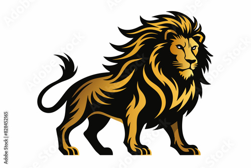 lion logo vector illustration