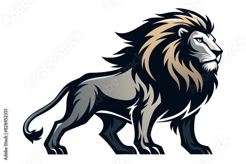 lion logo vector illustration