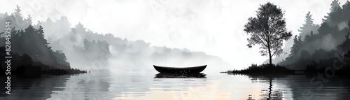 hot flat design side view summer theme water color black and white