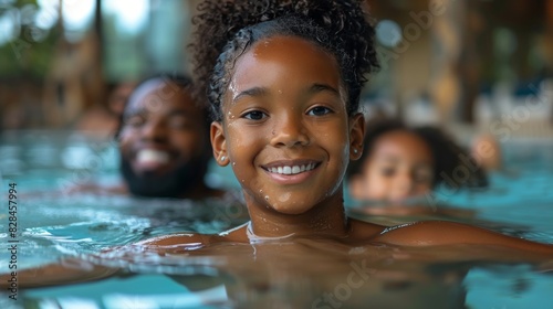 Woman and Man in Swimming Pool