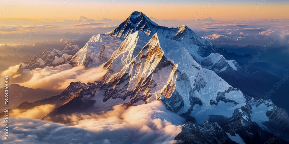 Mount Everest small planet