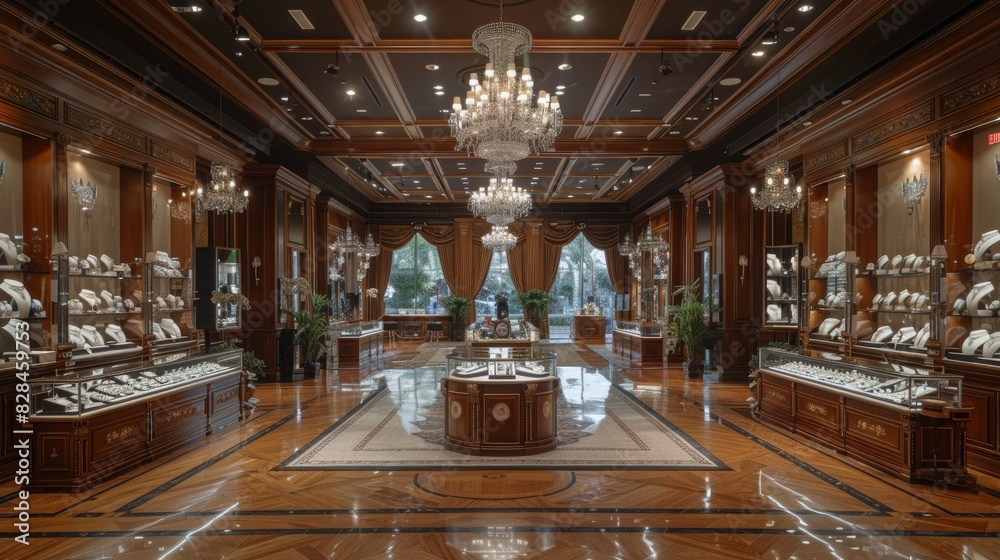 Obraz premium Room Filled With Jewelry and Chandelier