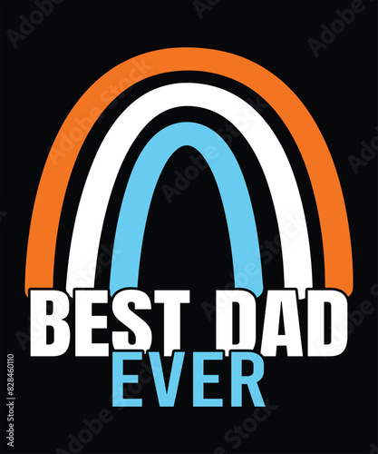 Vector Fathers Day typography t shirt design