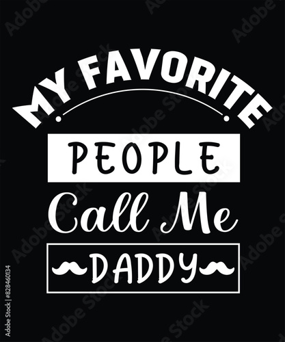Vector Fathers Day typography t shirt design