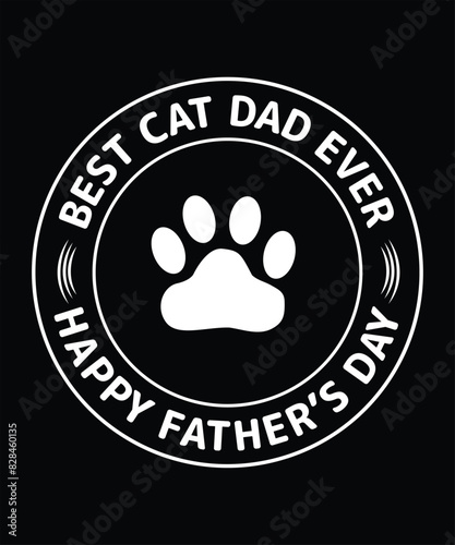 Vector Fathers Day typography t shirt design