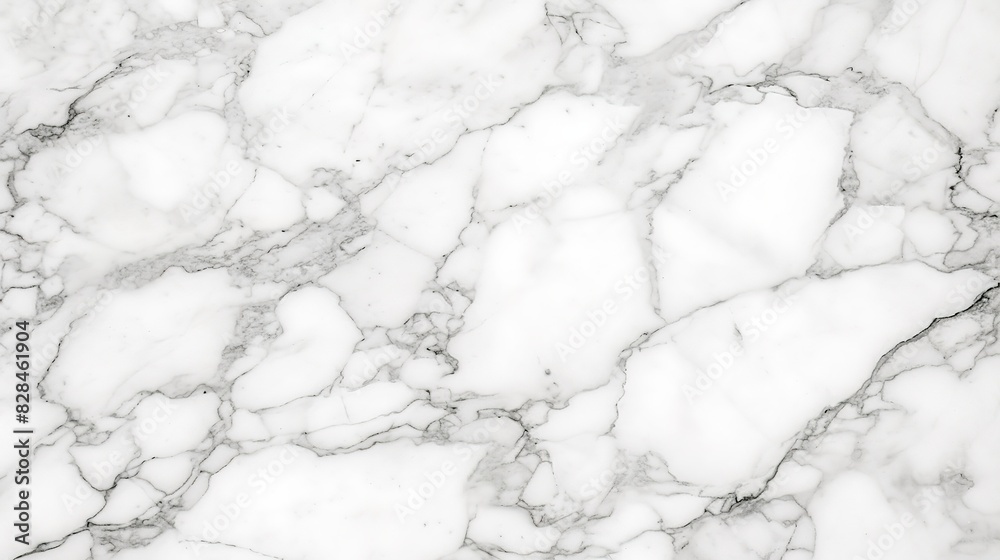 Obraz premium Elegant Minimalistic White Marble Texture Captured with Wide-Angle Lens for Grand and Modern Aesthetic, Perfect Display of Material Sample