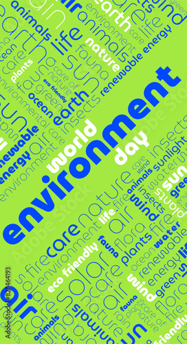 world environment day, background, tag cloud, lots of words