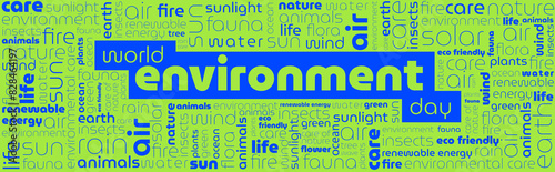 world environment day, background, tag cloud, lots of words
