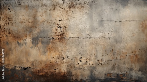 Aged Wall Texture With Abstract Patterns  Capturing Time s Ephemeral Art. Generative AI