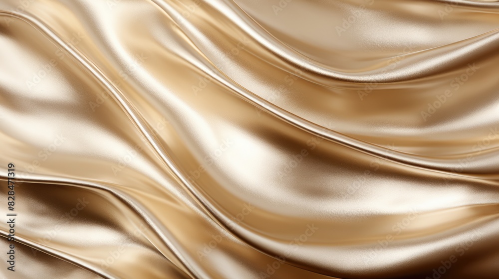 Fototapeta premium Shiny Metallic Surface with Brushed Texture Close-up.