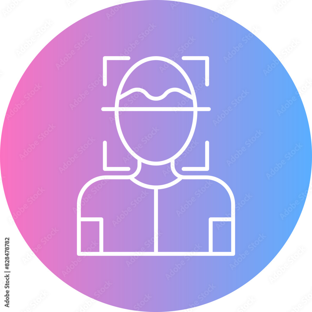 Face Recognition Icon Face Recognition Icon