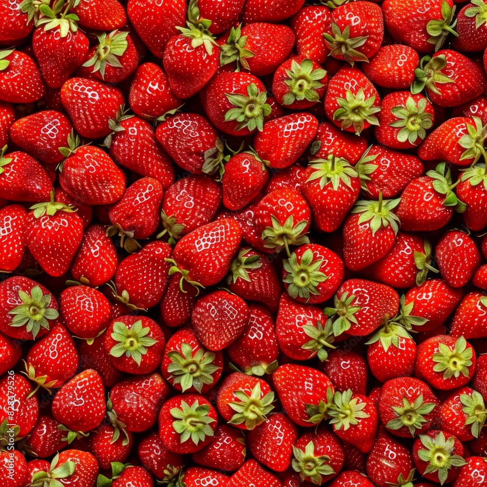 Garden strawberry texture background, strawberry fruits pattern, many strawberries mockup, ripe berries Garden strawberry texture background, strawberry fruits pattern, many strawberries mockup, ripe berries