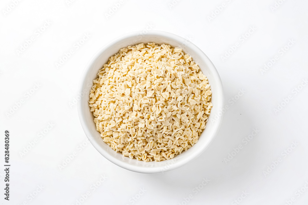 Close-up of a bowl of uncooked pasta Close-up of a bowl of uncooked pasta