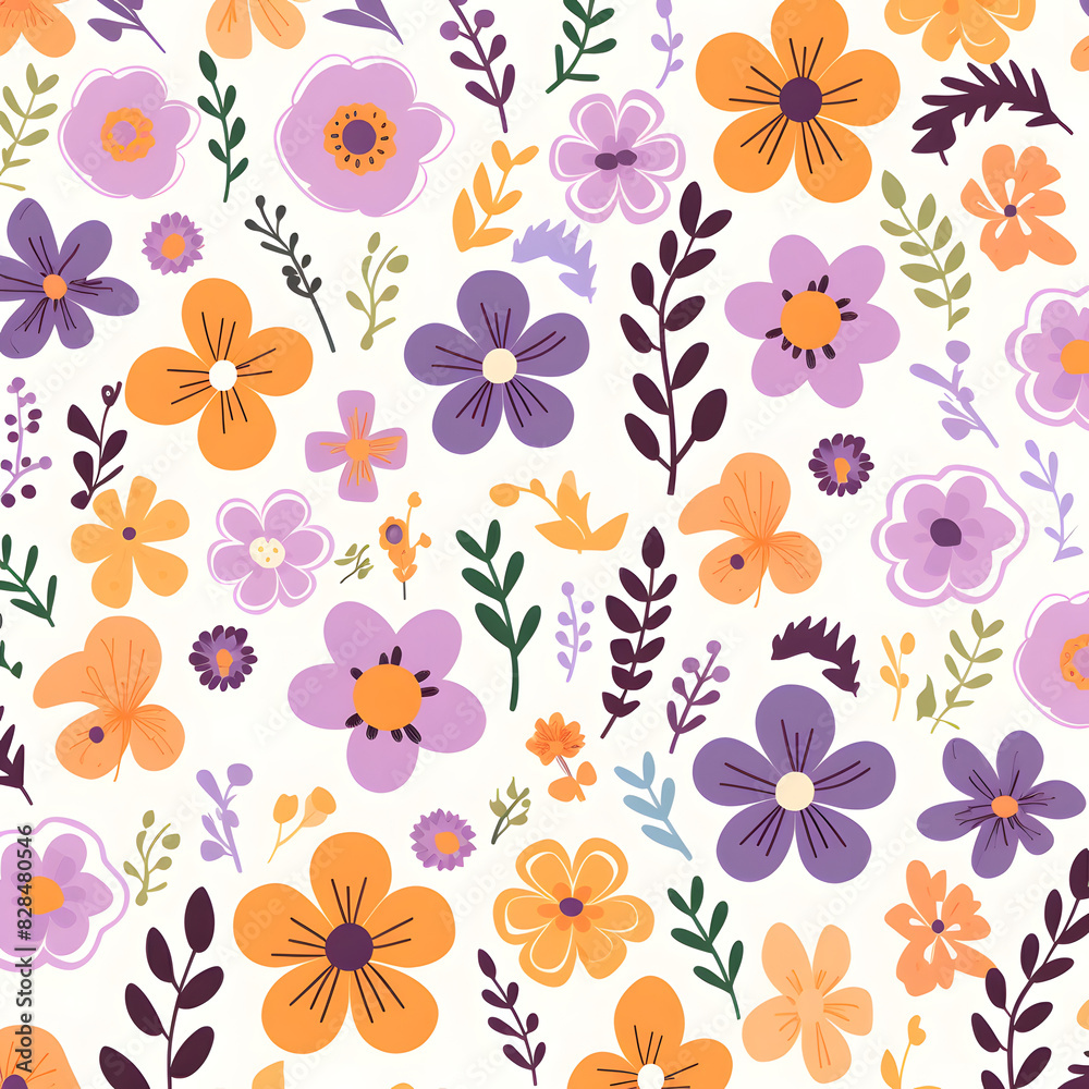 pattern with flowers pattern with flowers