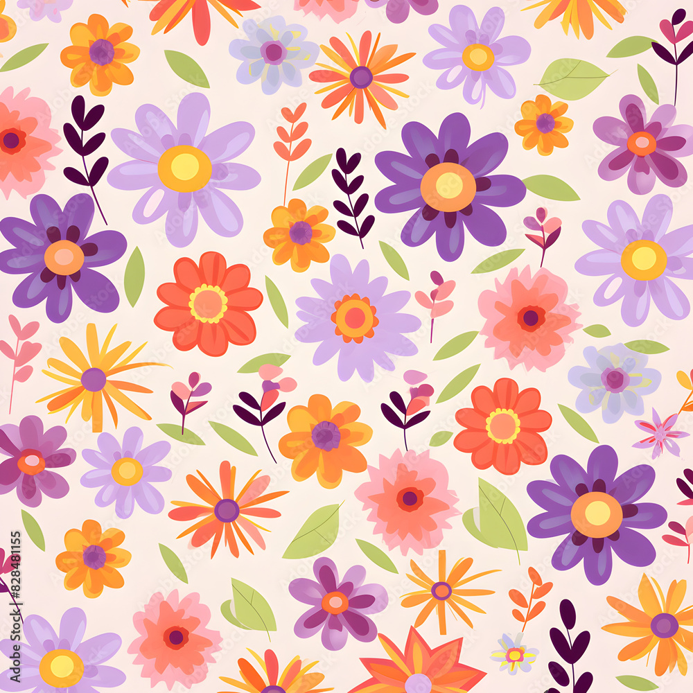 pattern with flowers pattern with flowers