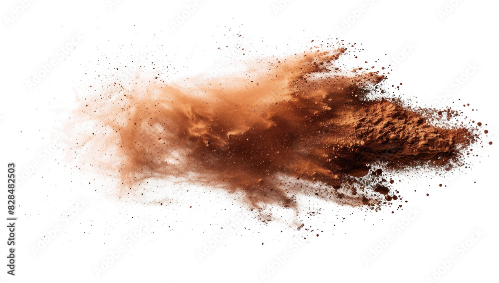 Cocoa powder explosion Cocoa powder explosion