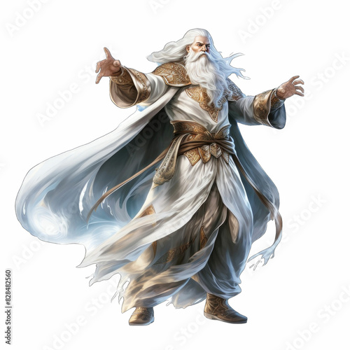 aidesigner0978 Divine Render Wizard on white background