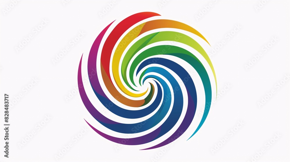 A vibrant, swirling design featuring a spectrum of colors, creating a dynamic and energetic visual effect. A vibrant, swirling design featuring a spectrum of colors, creating a dynamic and energetic visual effect.