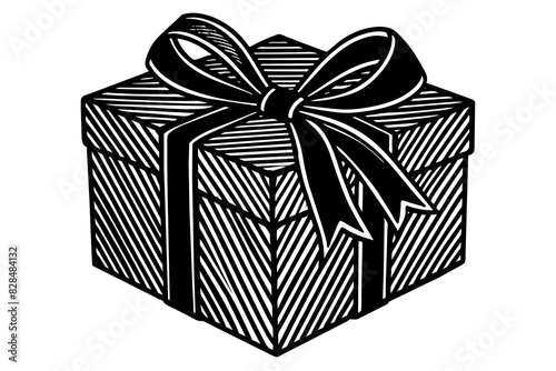 gift vector silhouette illustration