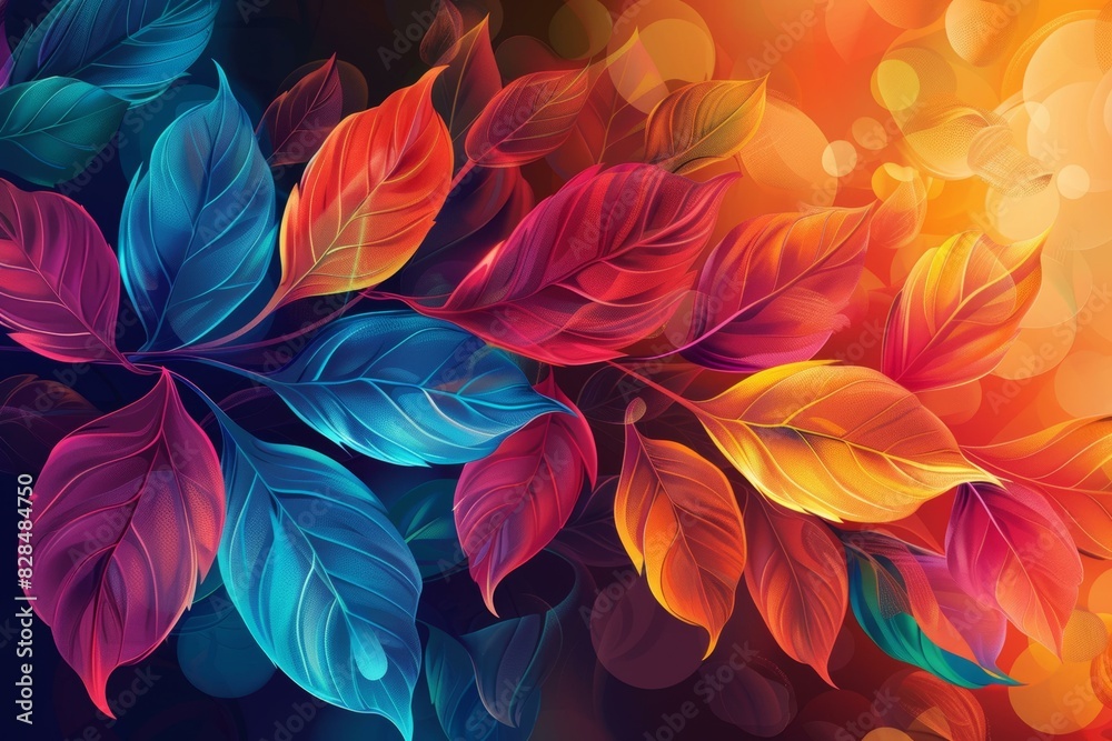 Autumn Leaves: Colorful Symphony Autumn Leaves: Colorful Symphony