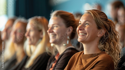 A group of women at a seminar