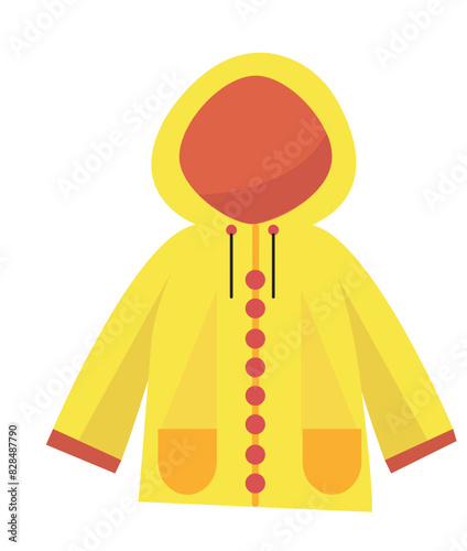 Clothing and items for autmn. Autmn season clothing vector ilklustration set