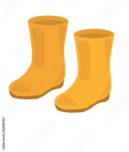Clothing and items for autmn. Autmn season clothing vector ilklustration set