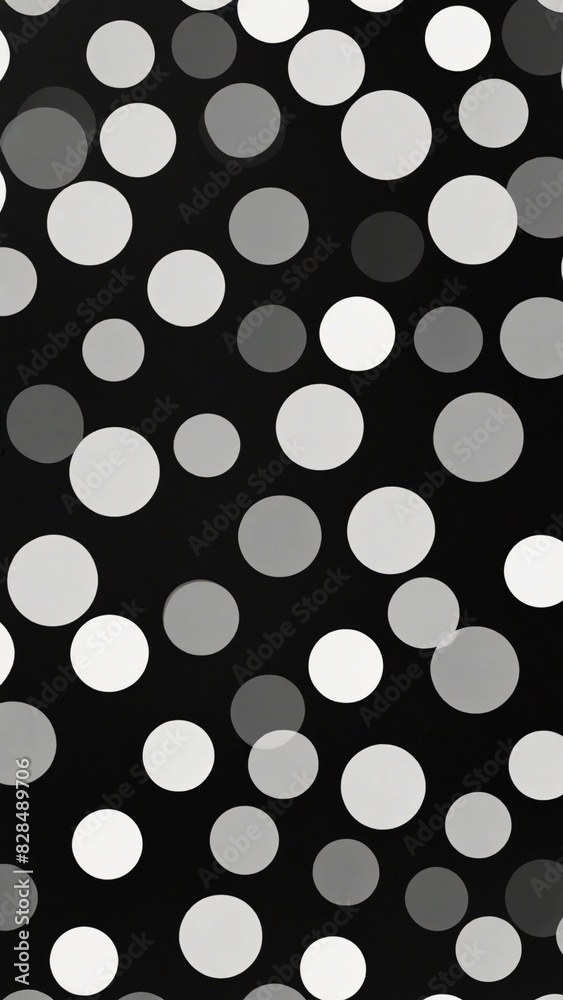black and white dots black and white dots
