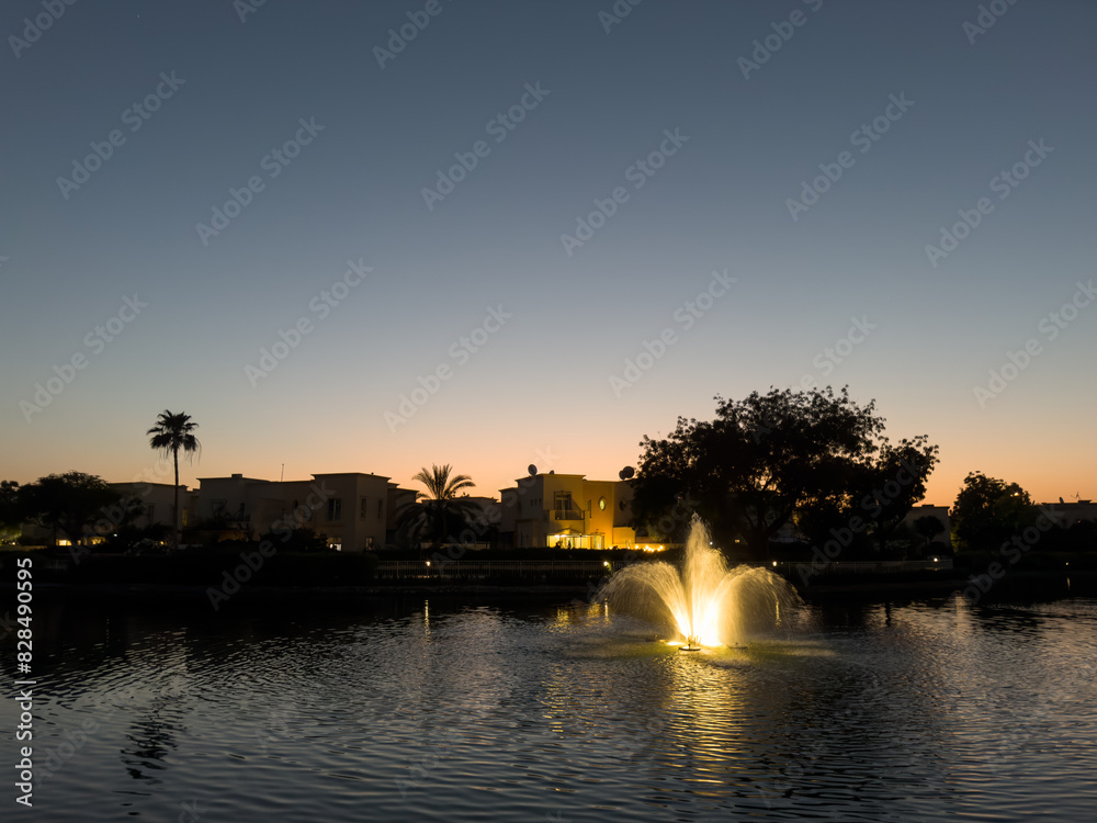Naklejka premium Springs 7 neighbourhood in Dubai