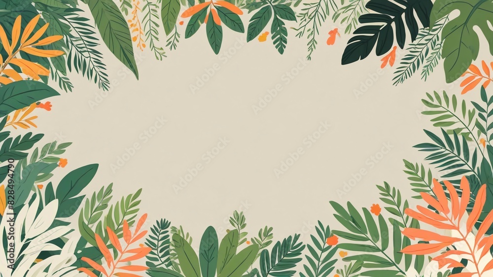 Background grass and flowers Background grass and flowers